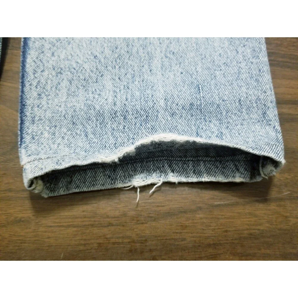 Levi's Silvertab Jeans Men Size 34x32 Loose Tapered 1990 Denim HEMMED (33x29.5)